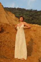 Desert Dori A-Line Cut Work Dress