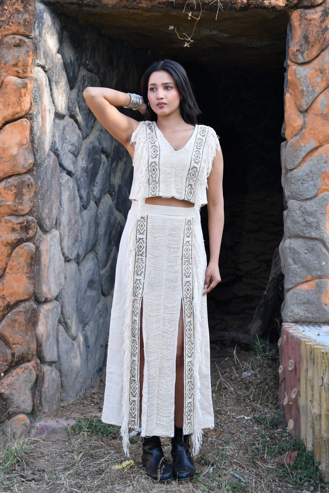 Desert Dori Women’s Cotton Block Print Co-Ord Set