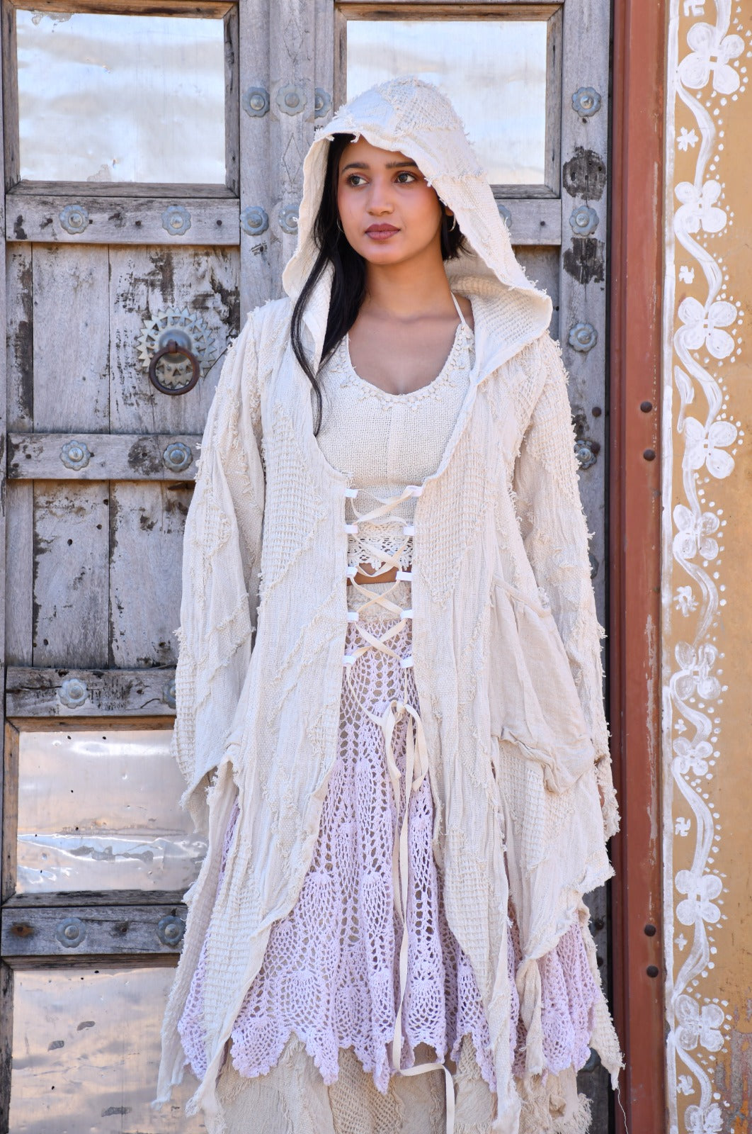 Desert Dori Women’s Hooded Pointy Cotton Jacket