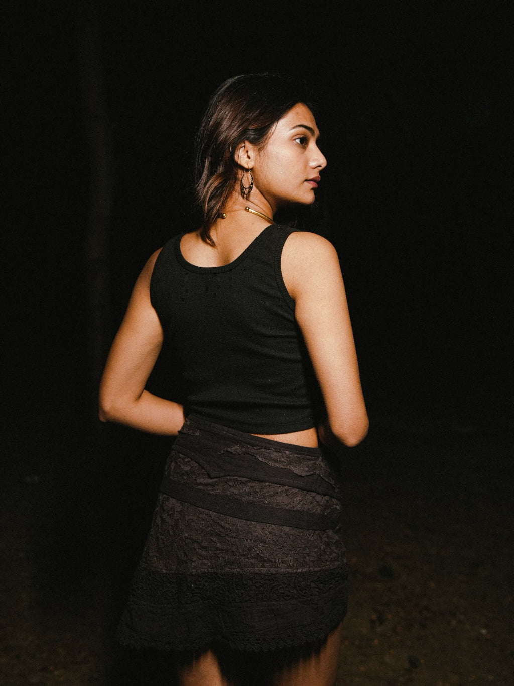 Desert Dori Wrap Mini Skirt – Cotton Statement Skirt
