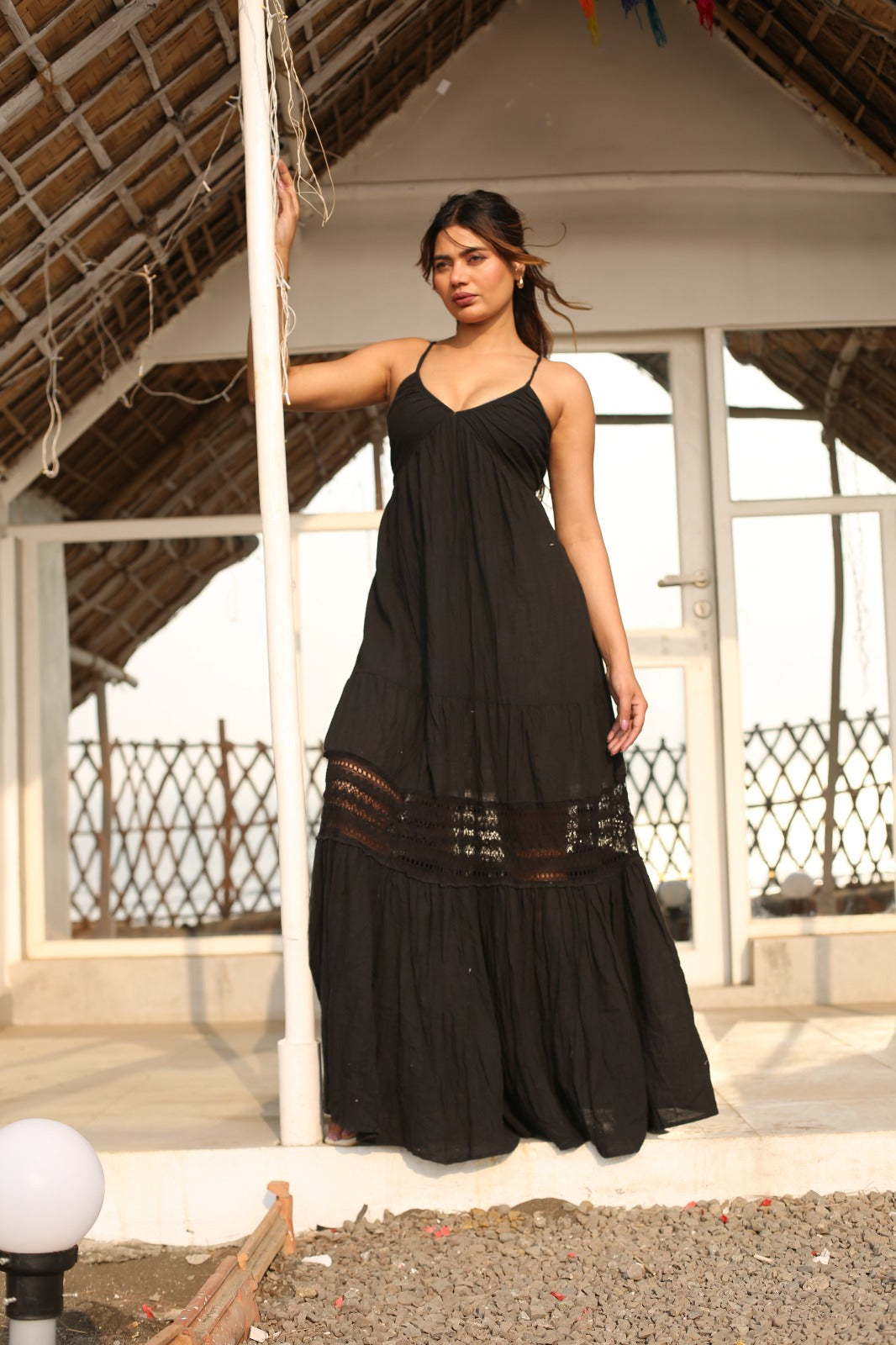 Desert Dori Women’s Cotton A-Line Floor Length Maxi Dress