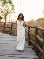 Desert Dori A-Line Cut Work Dress