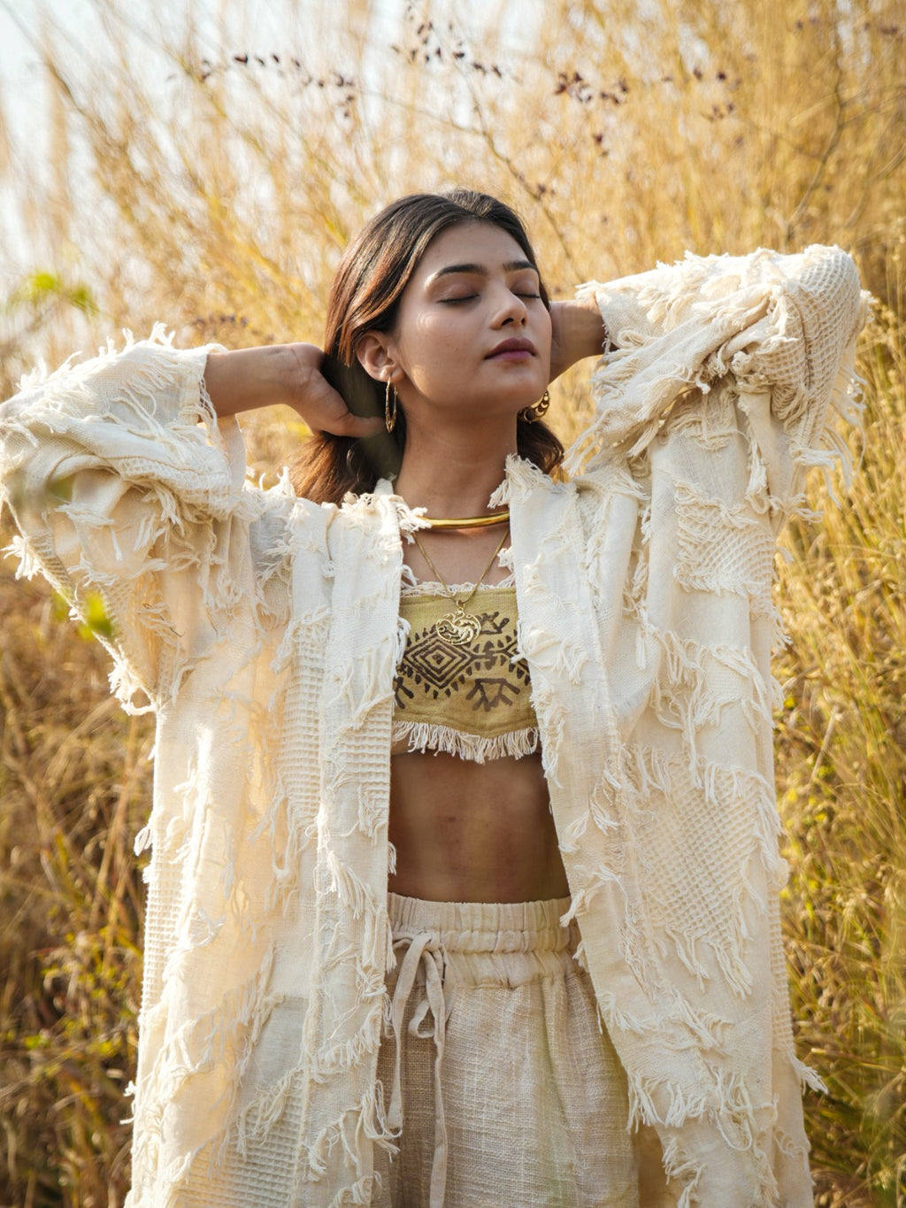 Desert Dori Frinjal long kimono