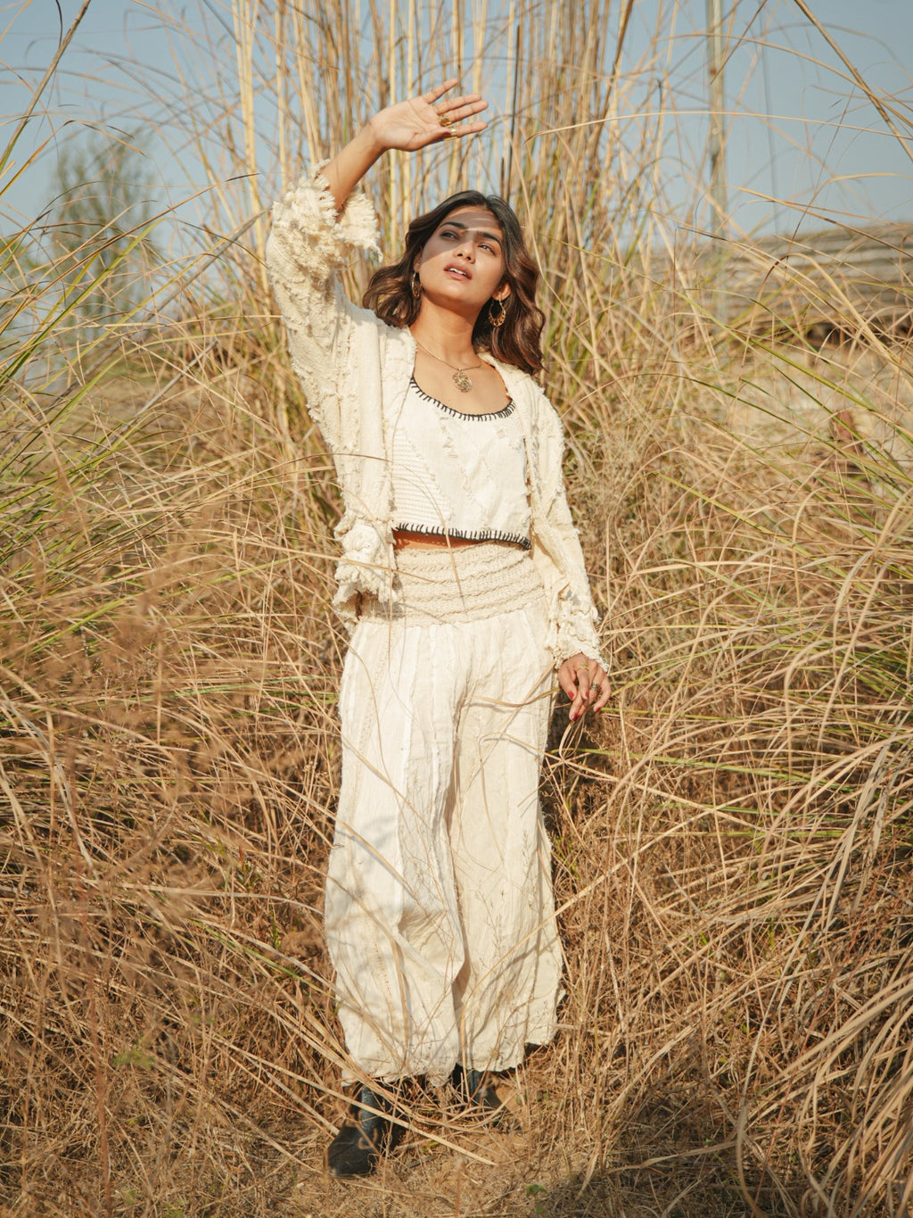 Frill Jacket for Women | Stylish & Comfortable Layering – Desert Dori