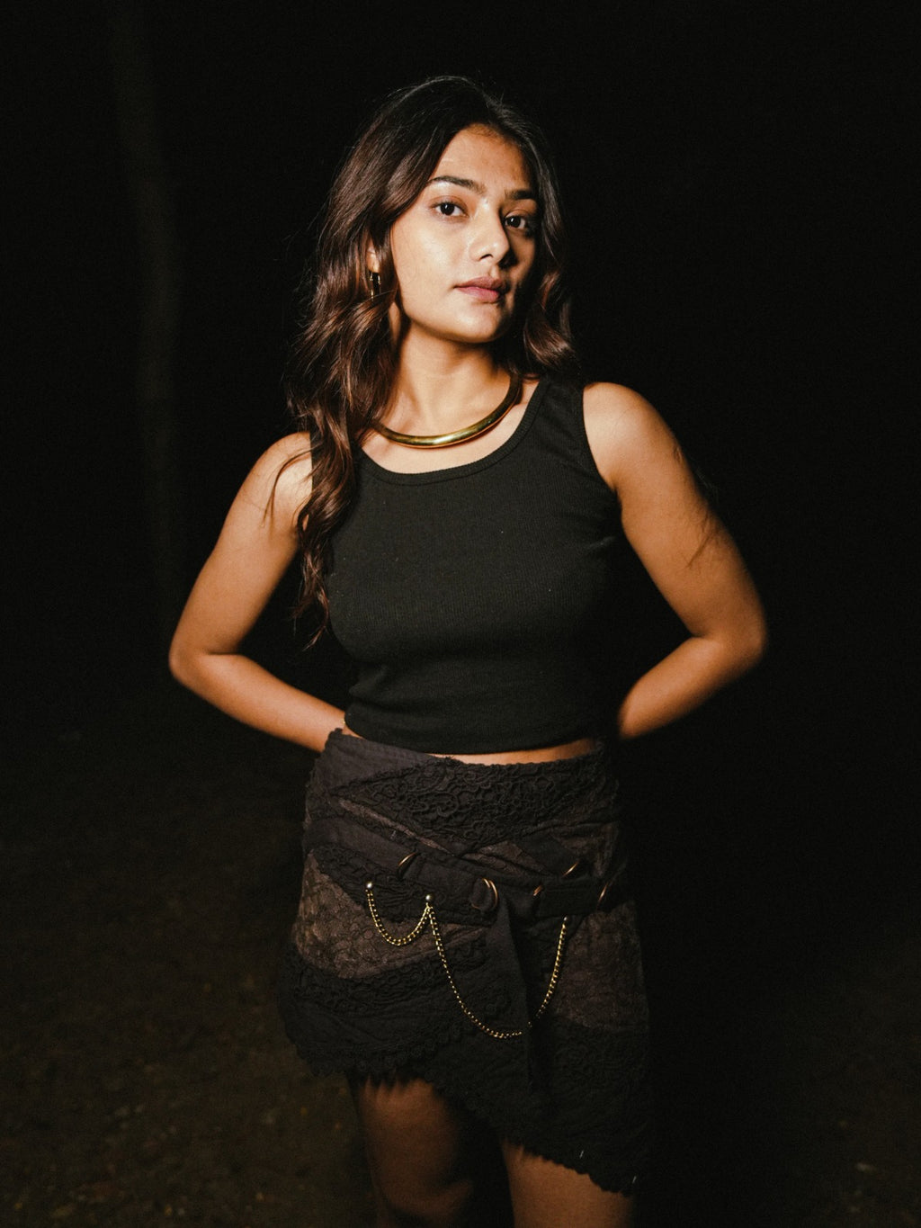 Desert Dori Wrap Mini Skirt – Cotton Statement Skirt