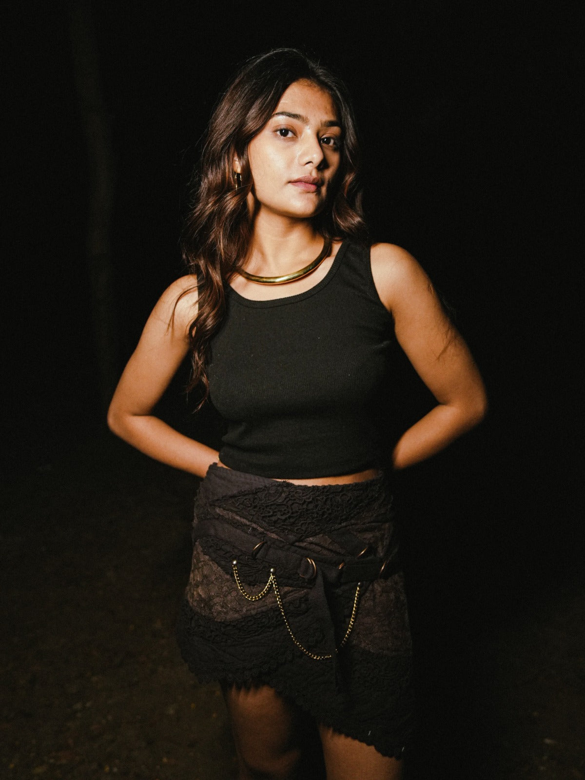 Desert Dori Wrap Mini Skirt – Cotton Statement Skirt