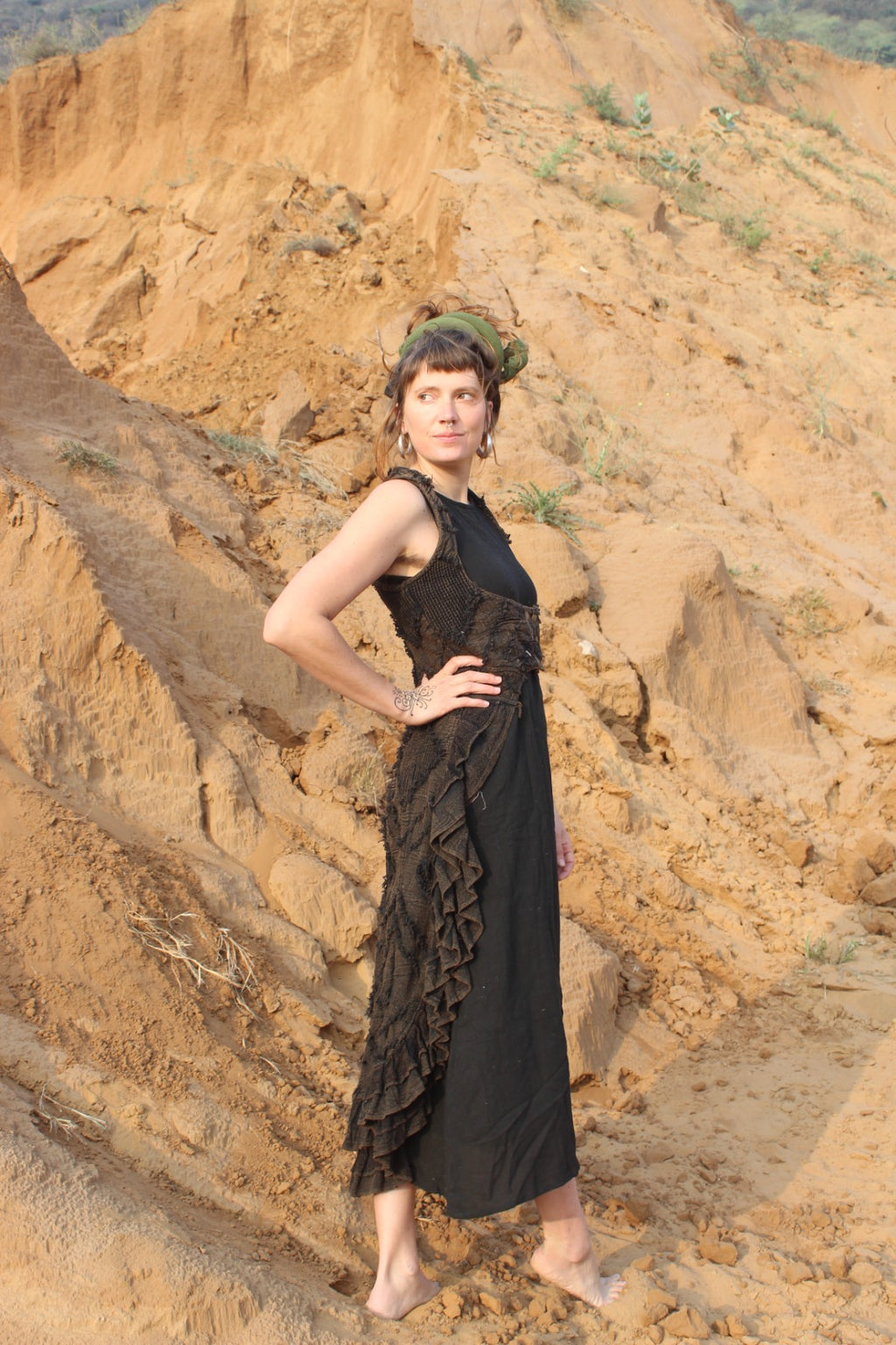 Desert Dori Women’s Cotton Corset Long Dress