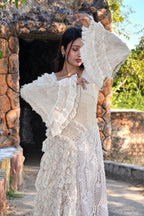 Desert Dori Women’s Raja Cotton Frilled Dress