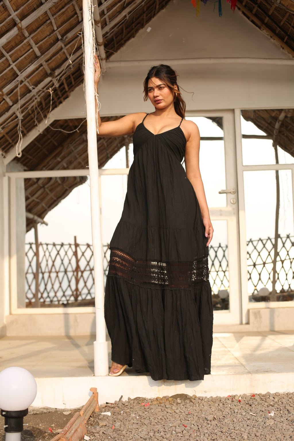 Desert Dori Women’s Cotton A-Line Floor Length Maxi Dress