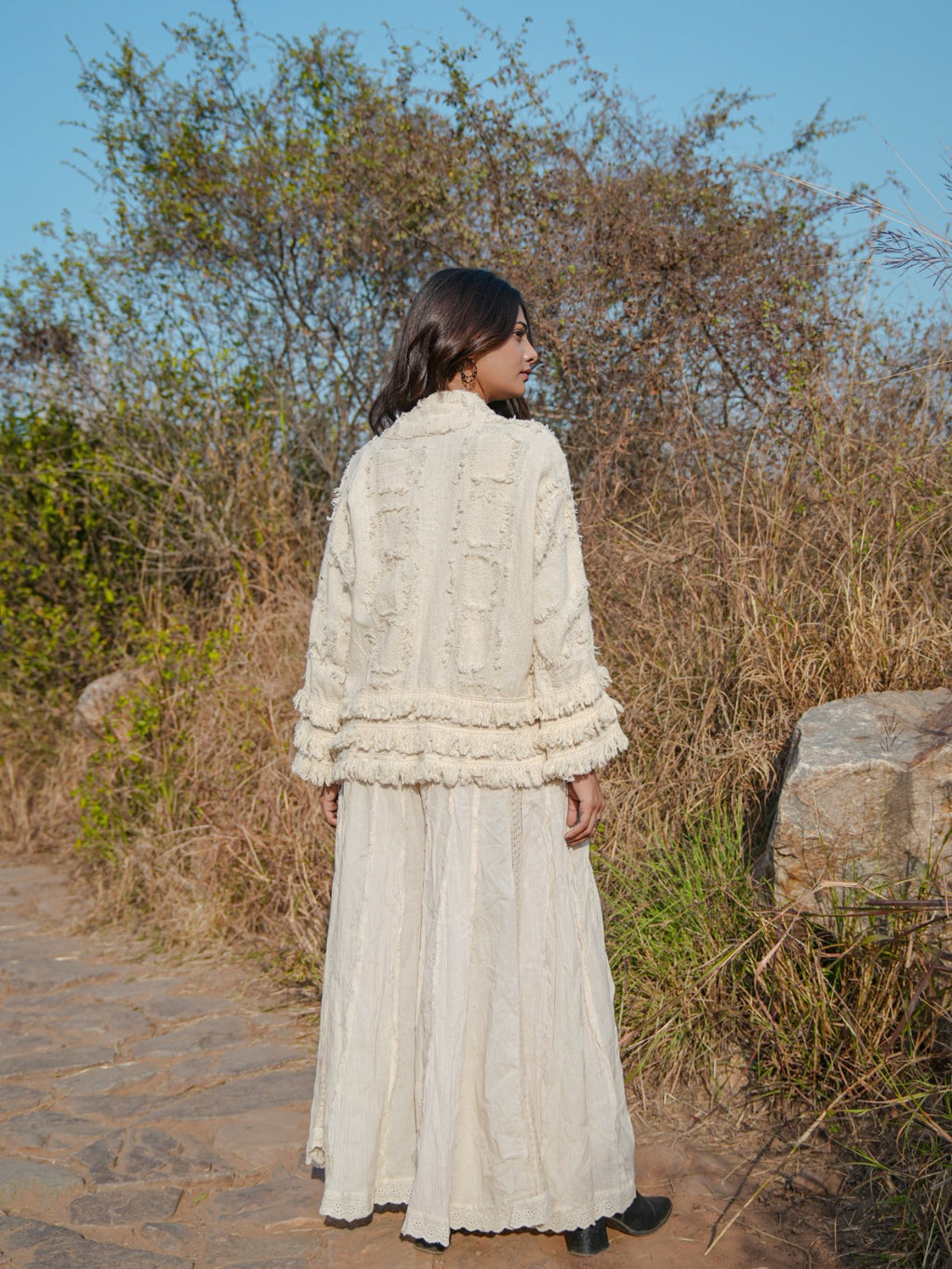 Frill Jacket for Women | Stylish & Comfortable Layering – Desert Dori