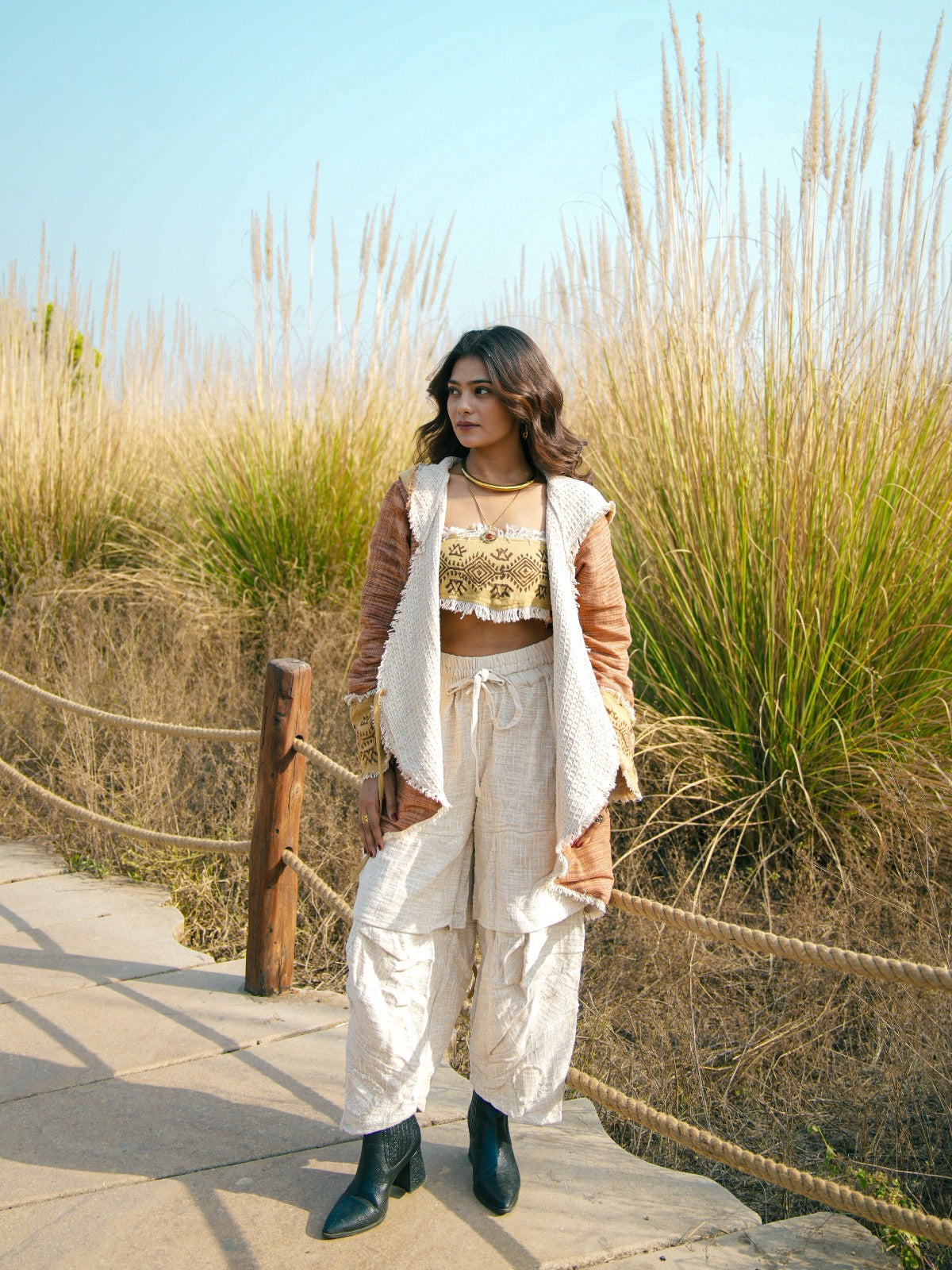 Hooded Wrap Jacket for Women | Stylish & Comfortable Layering – Desert Dori
