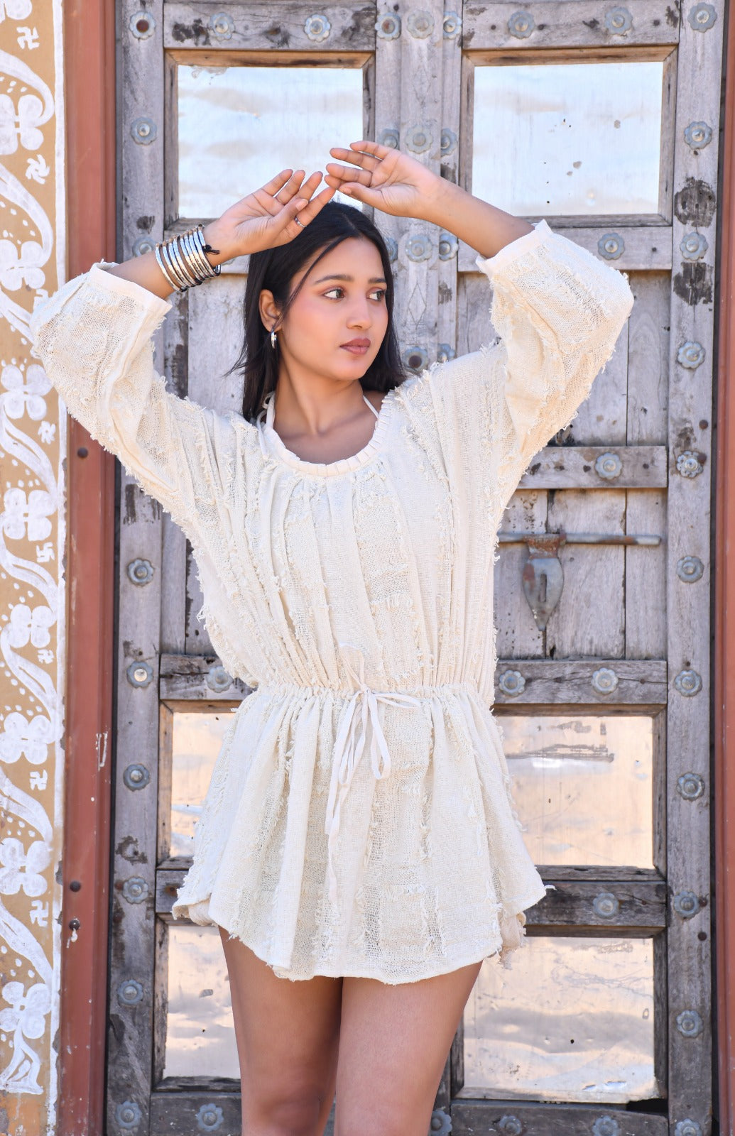 Desert Dori Women’s Cotton Cut Work Top