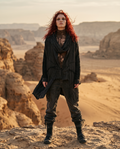 Black Hooded Kimono Duster, Boho Gothic Festival Jacket, Oversized Open Front Cardigan