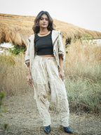 Desert Dori Relaxed Fit Patchwork Afghani Pant