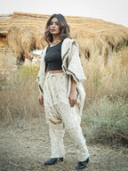 Desert Dori Relaxed Fit Patchwork Afghani Pant
