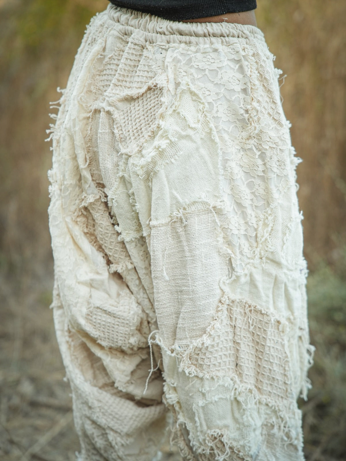 Desert Dori Relaxed Fit Patchwork Afghani Pant