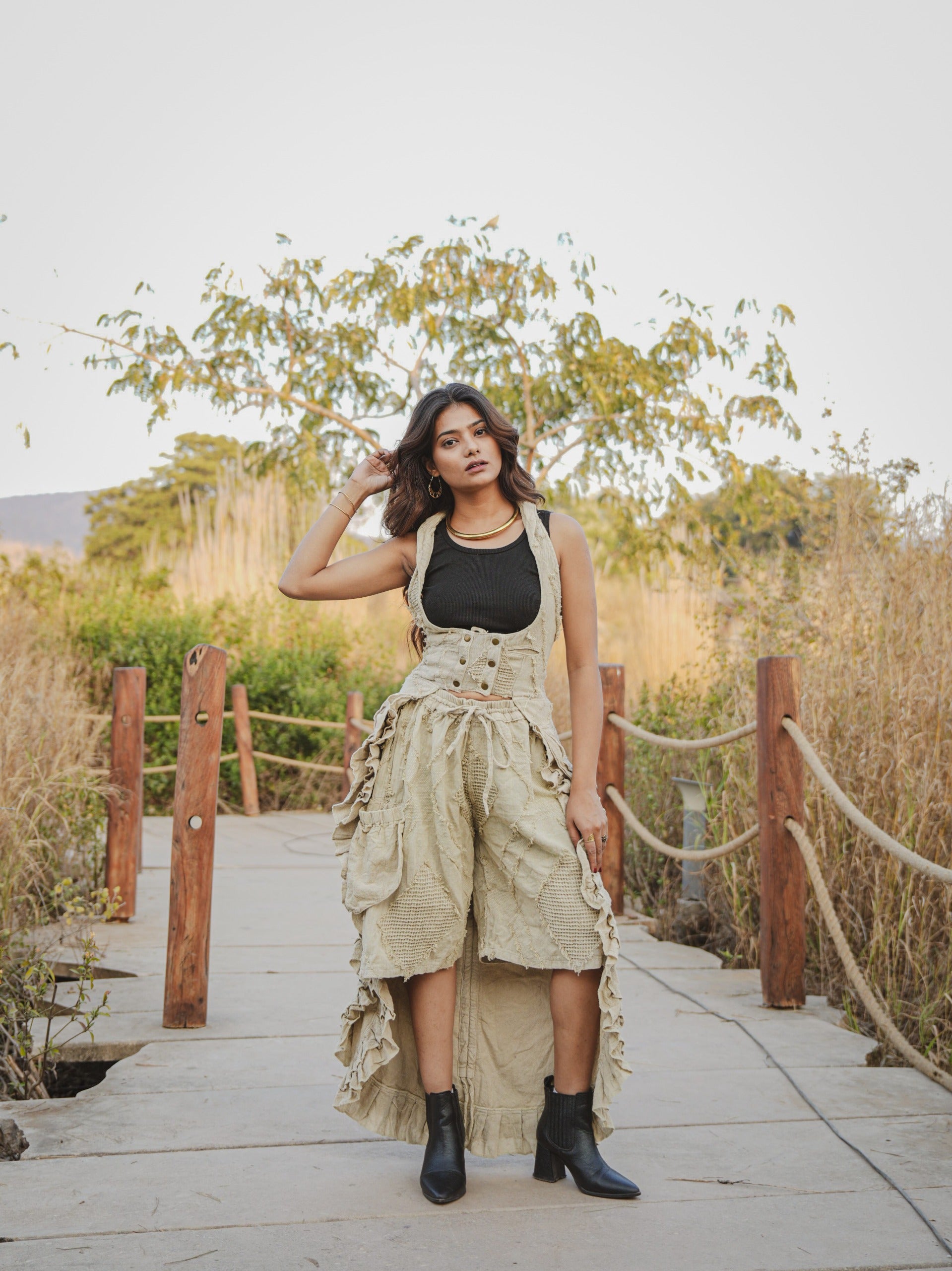 Desert Dori Elegant Corset Long Dress