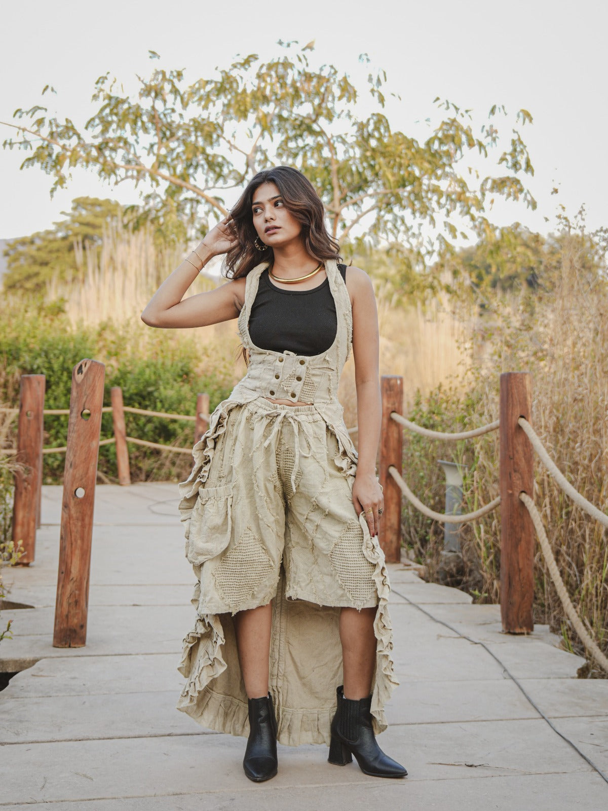 Desert Dori Elegant Corset Long Dress