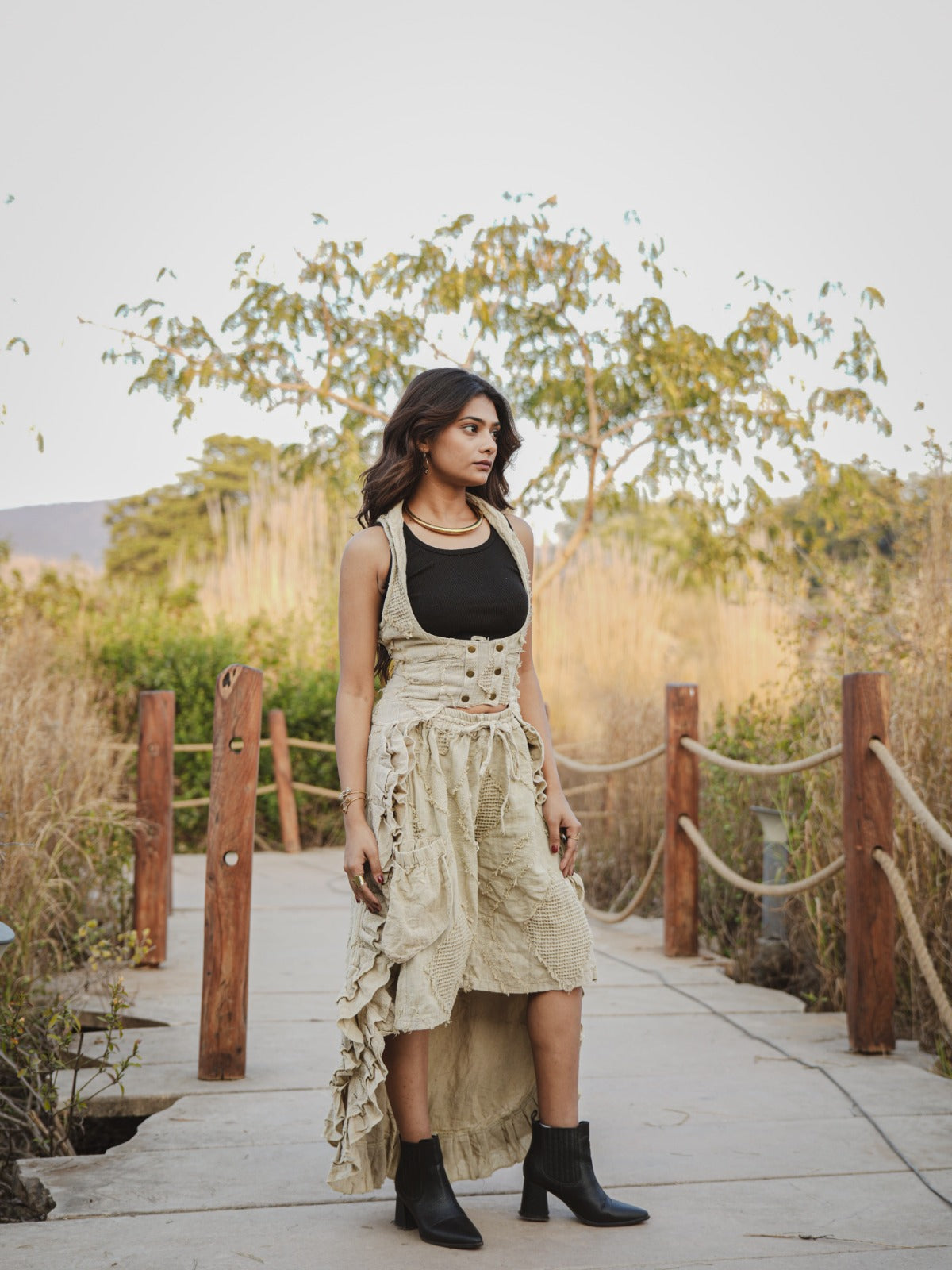 Desert Dori Elegant Corset Long Dress