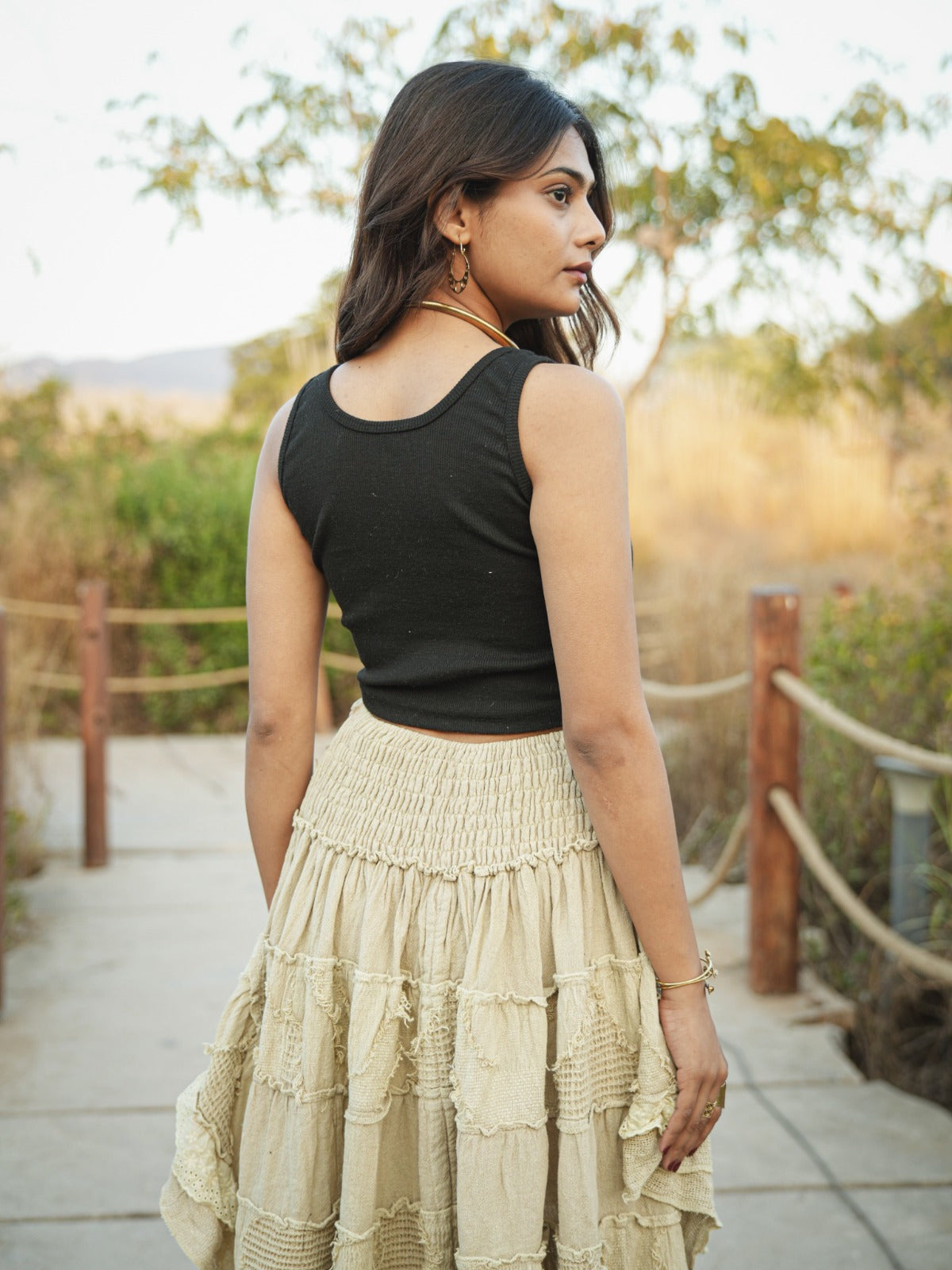 Desert Dori Layered Frill Skirt