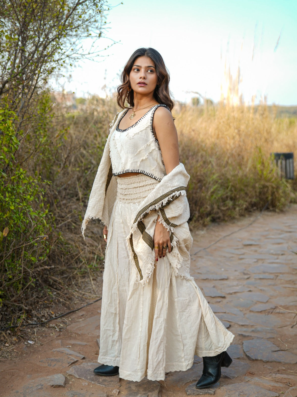 Desert Dori Essential Cotton Kimono