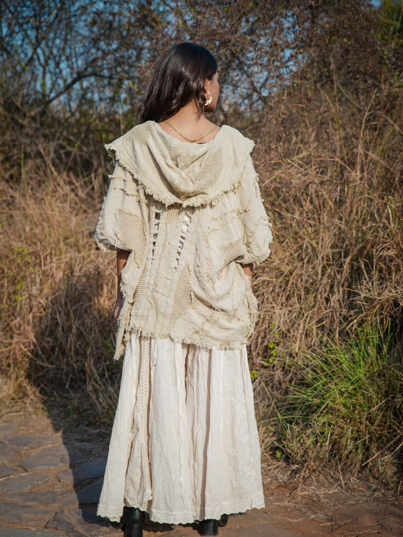 Desert Dori Embroidered Cut Work Kimono