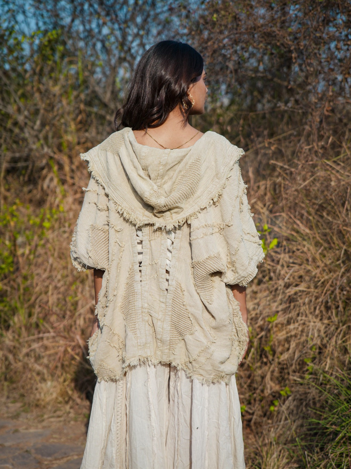 Desert Dori Embroidered Cut Work Kimono