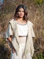 Desert Dori Embroidered Cut Work Kimono