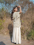 Desert Dori Embroidered Cut Work Kimono