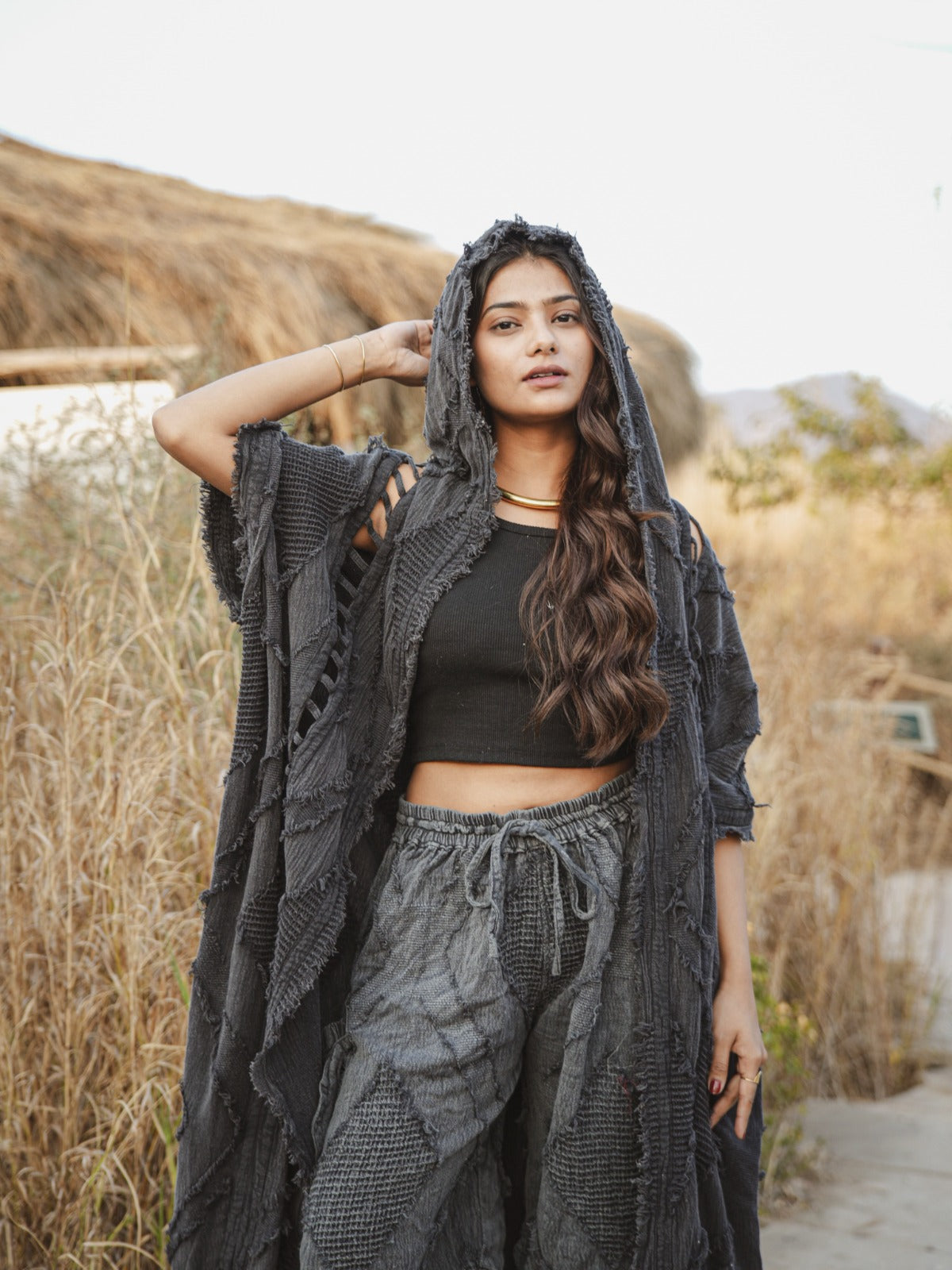 Desert Dori Boho Stone Wash Kimono