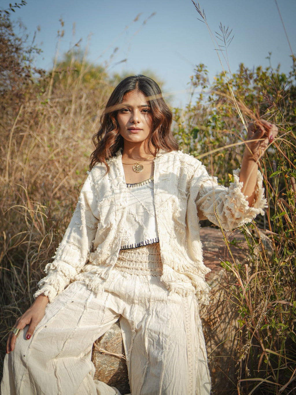Frill Jacket for Women | Stylish & Comfortable Layering – Desert Dori