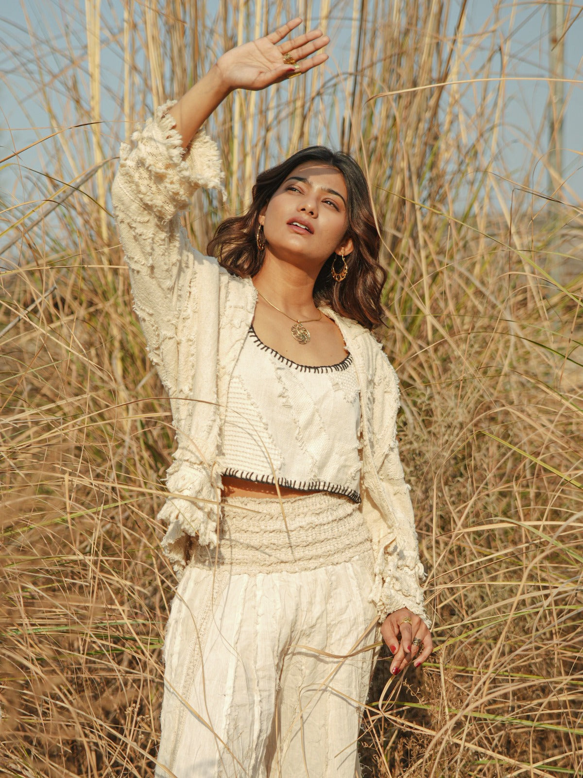 Frill Jacket for Women | Stylish & Comfortable Layering – Desert