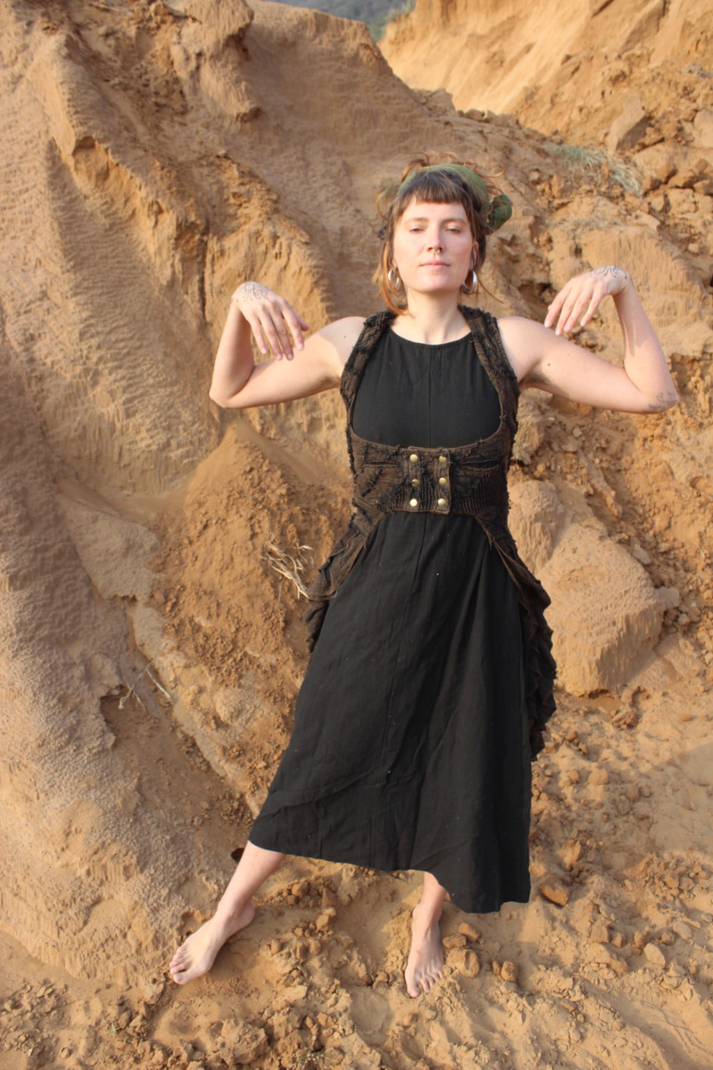 Desert Dori Women’s Cotton Corset Long Dress