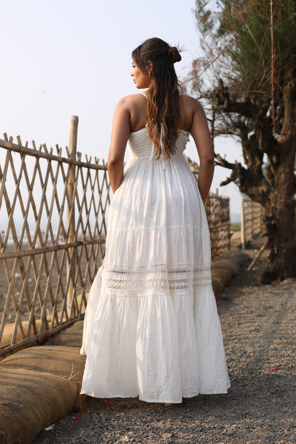 Desert Dori Women’s Cotton A-Line Floor Length Maxi Dress