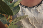 Desert Dori Cut Work Cotton Crop Top – Natural Boho Style
