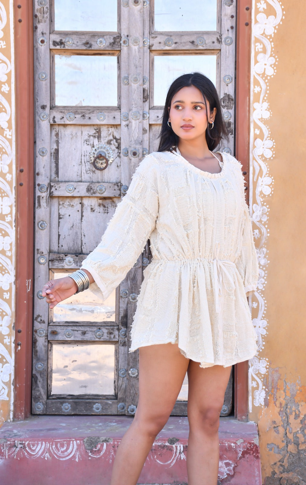 Desert Dori Women’s Cotton Cut Work Top