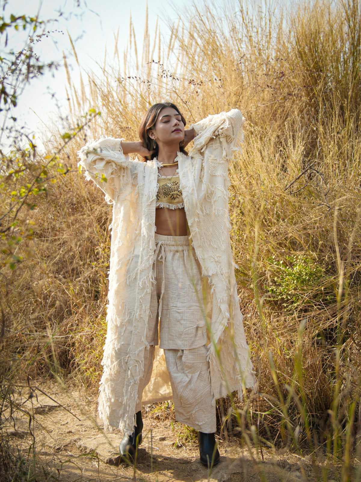 Desert Dori Frinjal long kimono
