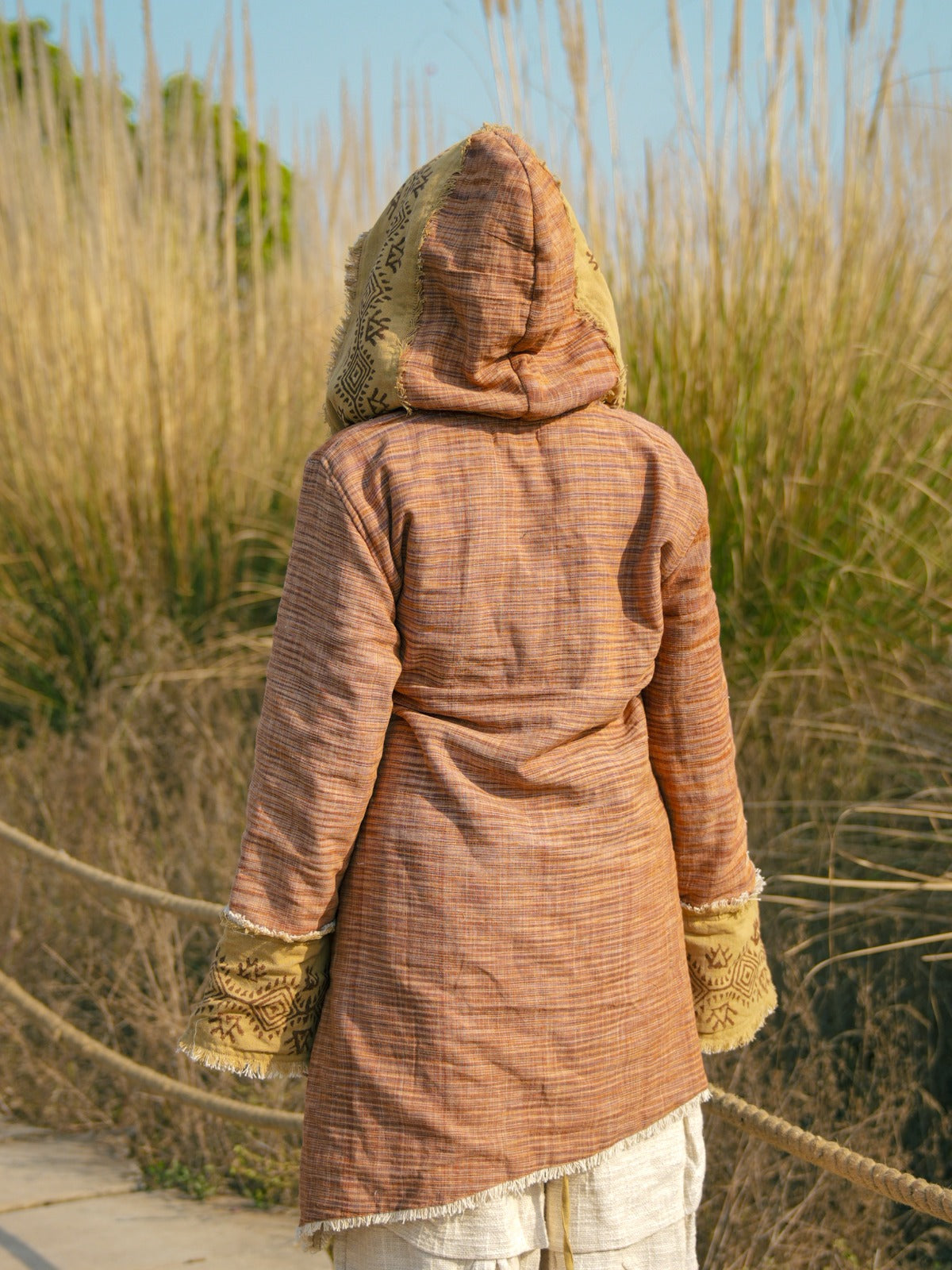 Hooded Wrap Jacket for Women | Stylish & Comfortable Layering – Desert Dori