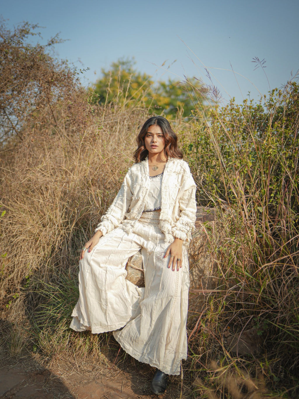 Frill Jacket for Women | Stylish & Comfortable Layering – Desert Dori