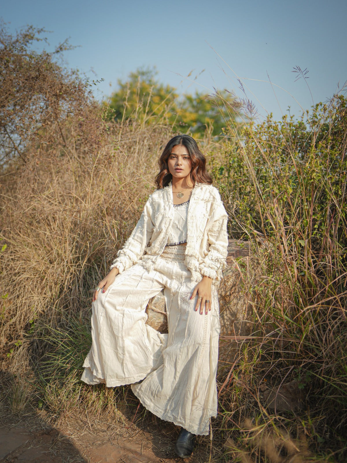 Frill Jacket for Women | Stylish & Comfortable Layering – Desert Dori
