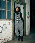 Boho Cotton Jumpsuit | Women's Festival Romper | Distressed Artisan Overall